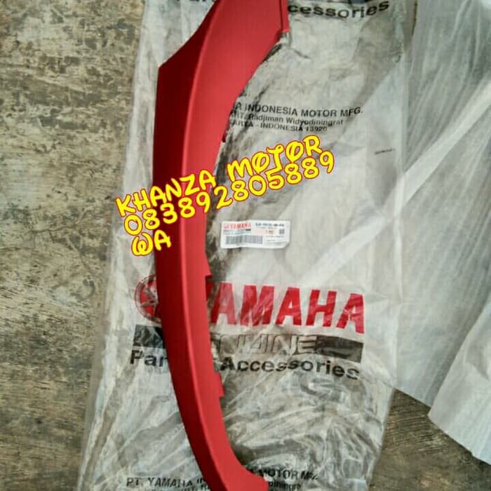 COVER DEK BAWAH KANAN FINO GRANDE ORI YGP merah doff