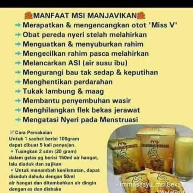 

JAMU MANJAVIKAN