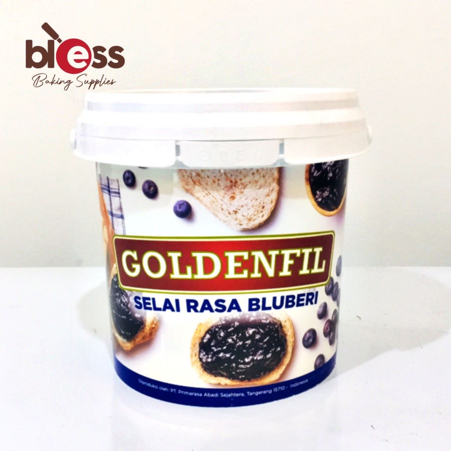 

GOLDENFIL BLUEBERRY JAM KEMASAN 1 KG / CTN ( 12 PCS )