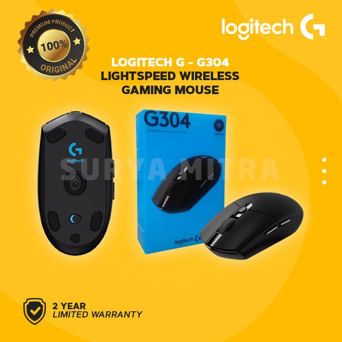 MOUSE GAMING LOGITECH G304 LIGHTSPEED WIRELESS GARANSI RESMI G 304