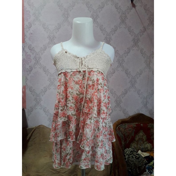 Preloved MURAH medan dress bunga