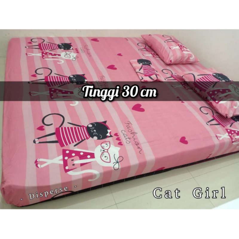 sprei homemade tinggi 30 cm uk 160x200,180x200