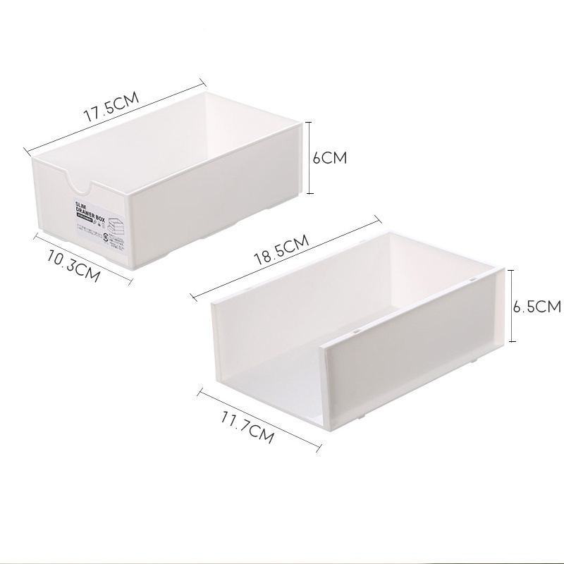 Stackable Slim Drawer Box