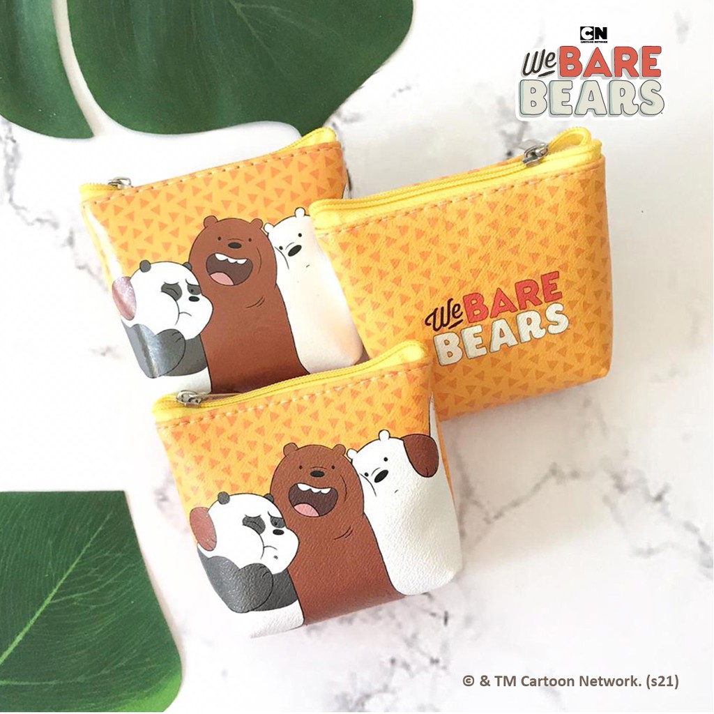We Bare Bears Coin Purse Yellow / Dompet Koin