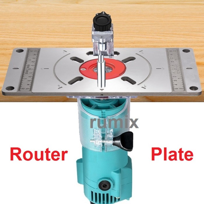 Router Plate - Insert Plate Router Table - Meja Router - Meja Trimmer