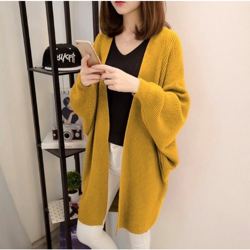 MDLV ~ CARDI LARISSA RAJUT // CARDIGAN RAJUT LENGAN PANJANG // FASHION WANITA