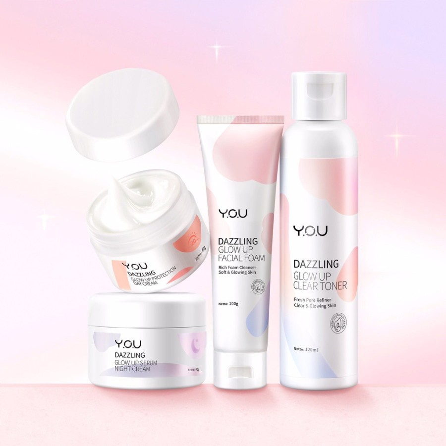 `ღ´ PHINKL `ღ´ Y.O.U dazzling glow up series rahasia wajah cerah kinclong skincare KPOP skin care