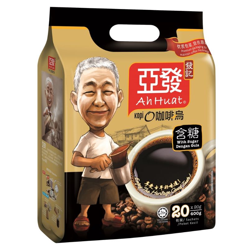 

Ah Huat Kopi O With Sugar 20gr X 20Sachet