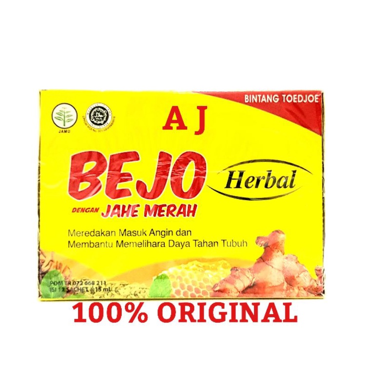 Bejo Jahe Merah / Bintang Toedjoe Masuk Angin (Cair)