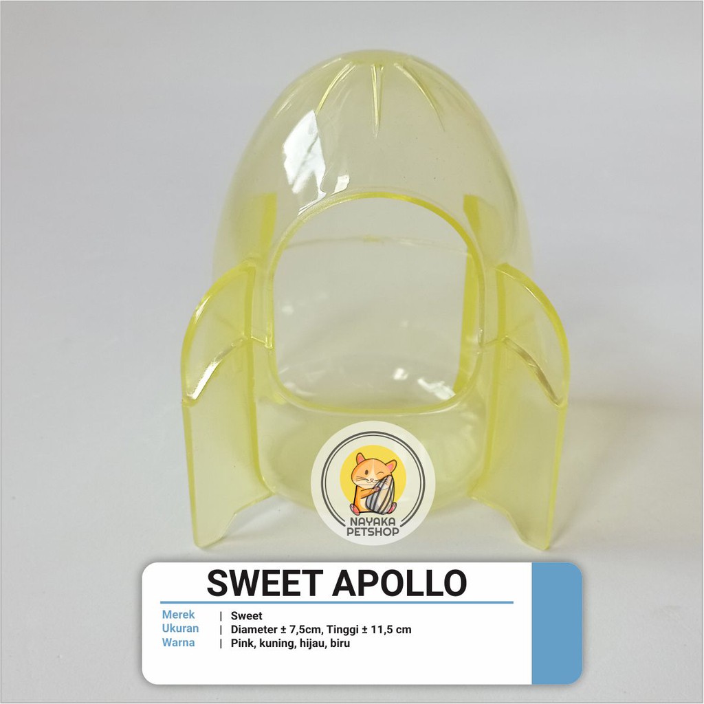 Tempat Mandi Pasir  Rumah Hamster | Sweet Apollo