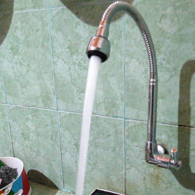 Kran Angsa Flexible Kepala Kecil Engkel 1/2 Chrome