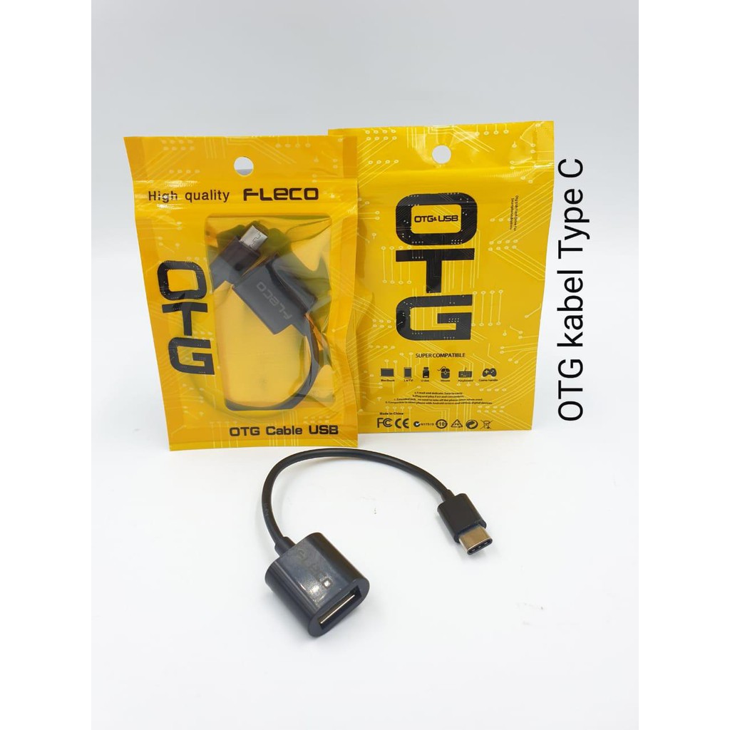 OTG KABEL FLECO MICRO ORIGINAL/TYPE-C &amp; OTG FLECO METAL ALUMINIUM MICRO-USB &amp; TYPE-C