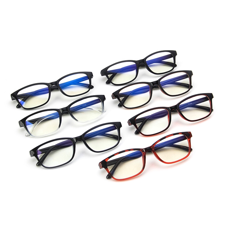 (YUZHU) Bayar di Tempat Korean Fashion Anti Blue Kacamata Wanita/Pria Anti Radiasi Eyeglasses