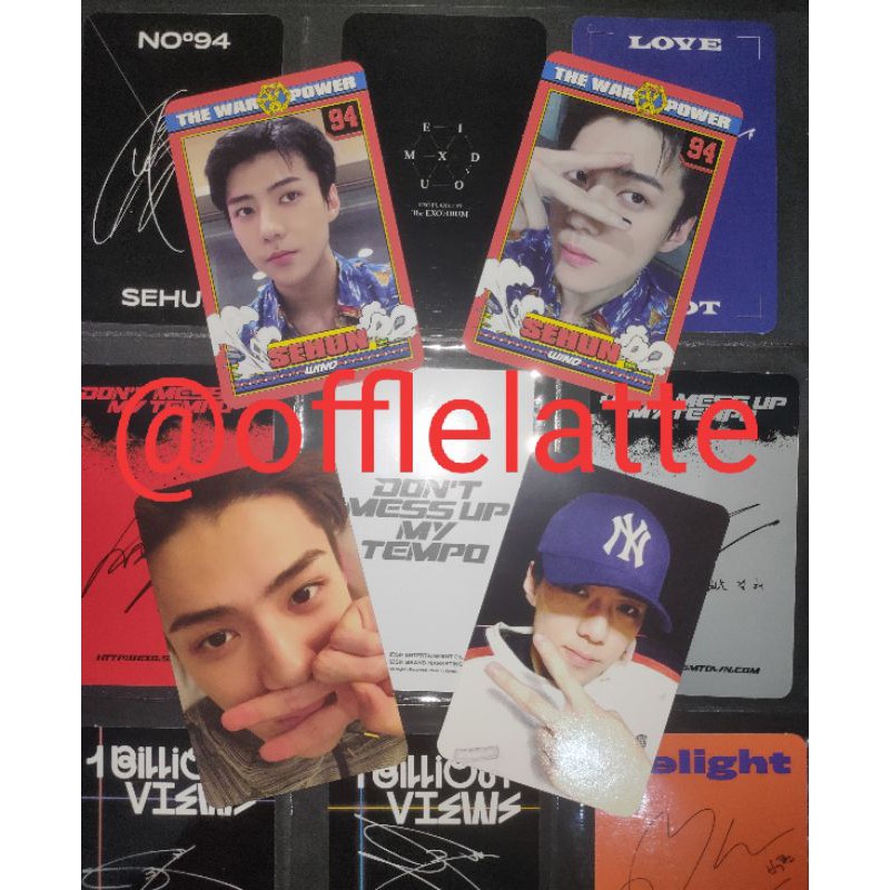 PHOTOCARD SEHUN EXO OFFICIAL/SUM PC Love Me Right Exodus Power Baca DESKRIPSI