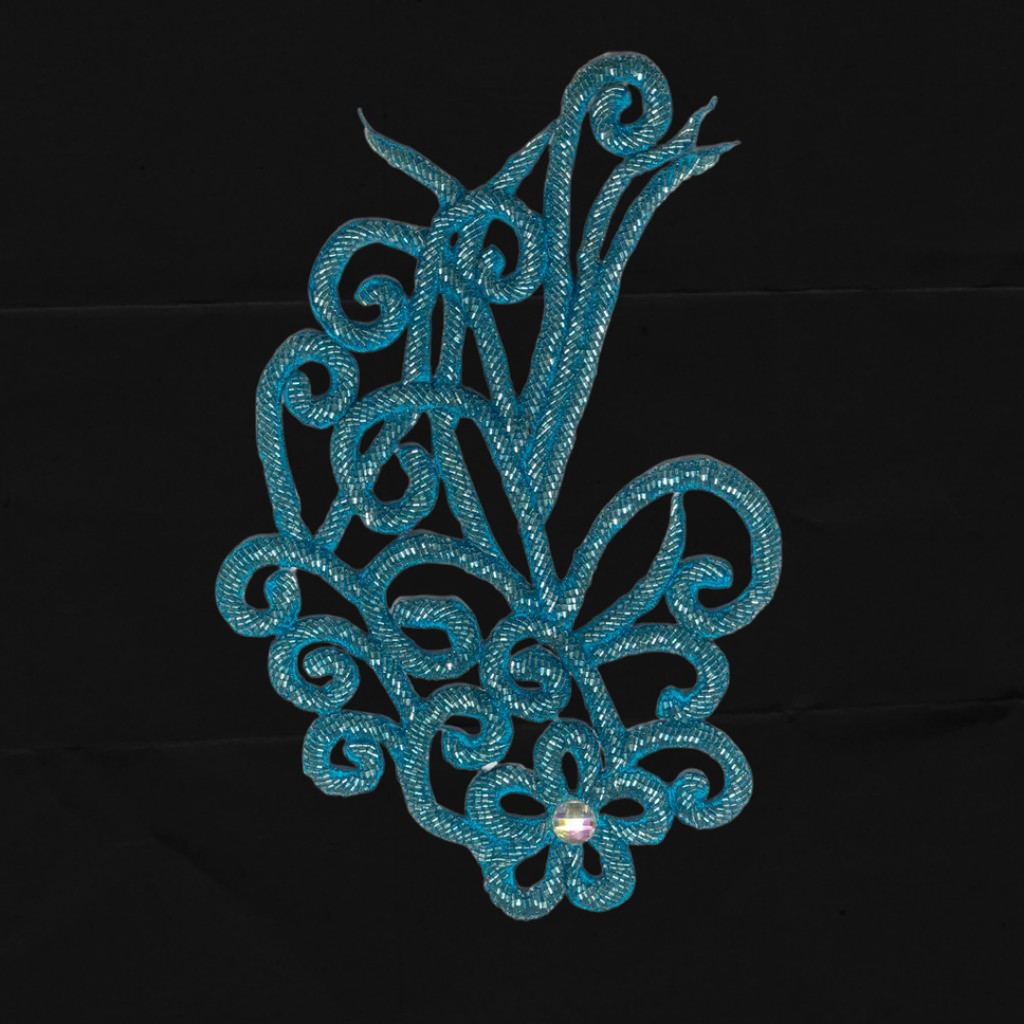 Headpiece Hiasan Kerudung Payet Aksesoris Tempelan Hijab Lentur Pengantin Muslim Kebaya Hiasan Wanit