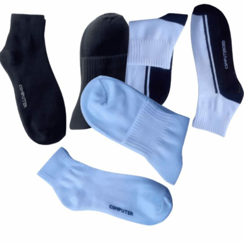 ( paket 3 pasang) KAOS KAKI SPORT POLOS PENDEK KAOS KAKI OLAHRAGA no kemas