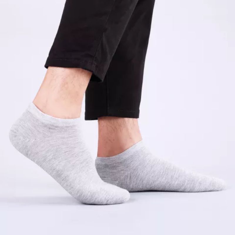 (5 Pasang) Kaos Kaki Pendek Polos Sematakaki Pria Wanita