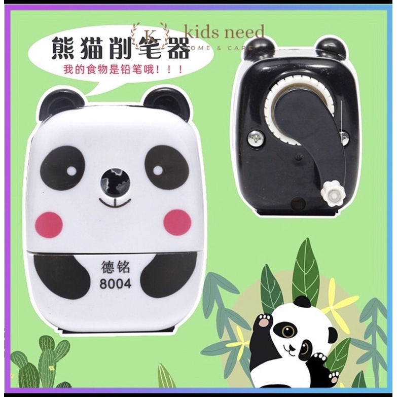 

Rautan pensil / serutan pensil mini karakter panda