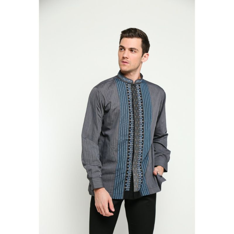 Baju muslim pria/baju koko atlas super