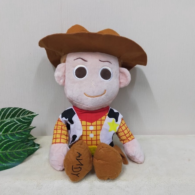 Boneka Floppy Woody Buzz 40cm/12&quot;/boneka Lotso/Boneka Toystory Andy/Boneka Andy/Boneka Karakter