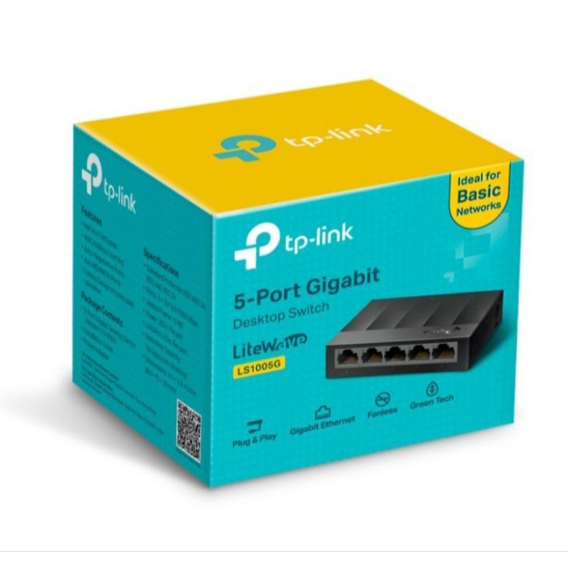 Desktop Switch/Hub TP-Link LS1005G 5 Port Gigabit