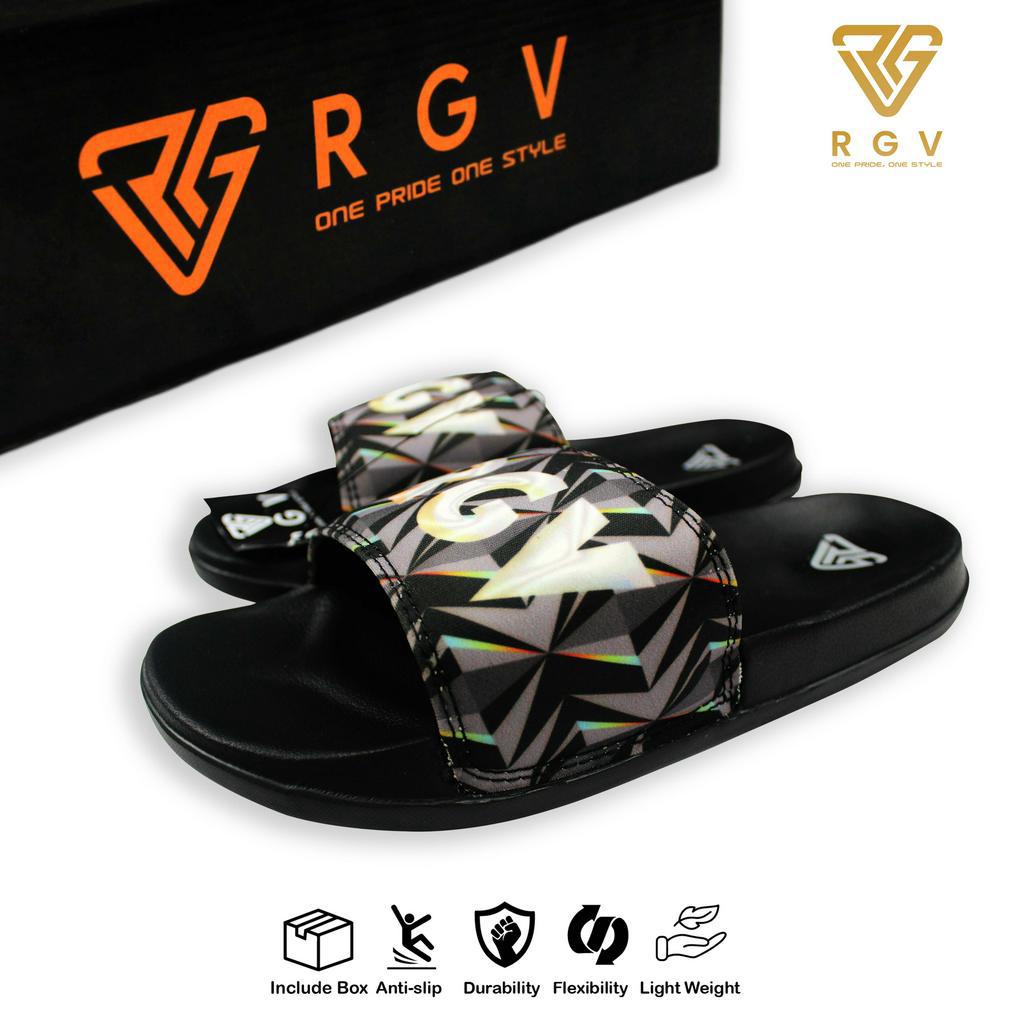 RGV - SANDAL PRIA DAN WANITA SLIDE SLIP ON SENDAL ANTI LICIN RINGAN SELOP 3D DIAMOND