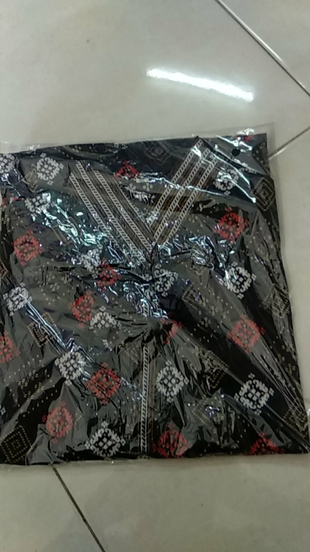 [cod] Tey-17 Batik Wanita Asj Sa Hrb026 Kenongo Kemeja Tosca Pendek