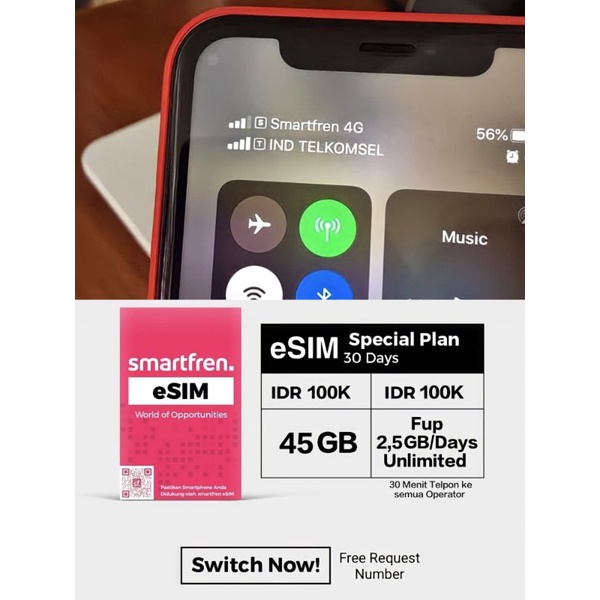 Esim Postpaid Smartfren