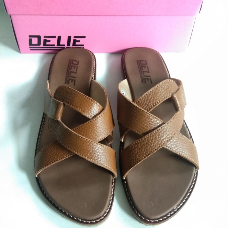 Sandal Kulit Asli Wanita Size Besar 41-43