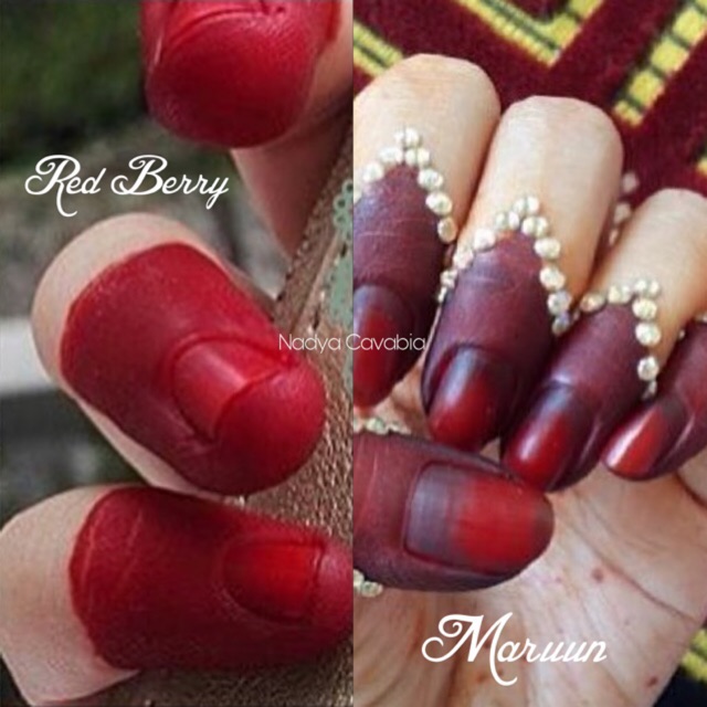 [ TURUN HARGA ] Inai Celup Nadya Cavabia RedBerry dan Maruun henna celup