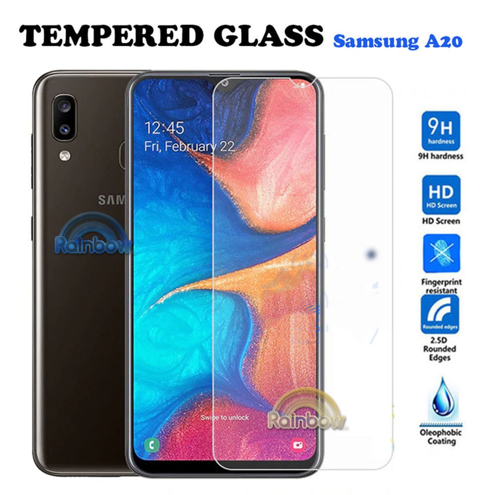 Tempered Glass Samsung Galaxy A20 Clear Pelindung Layar Hp