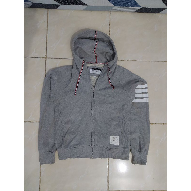 ZIP HOODIE THOM BROWNE