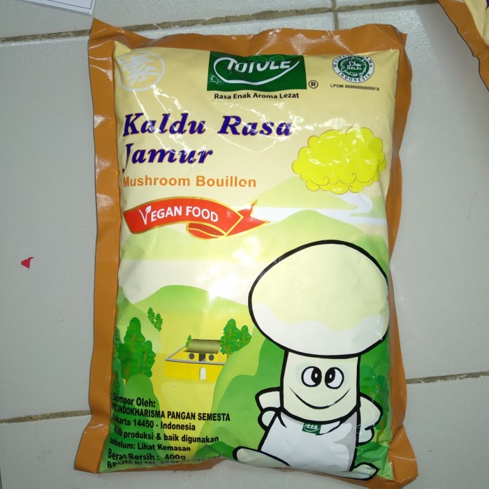 

Terlaris Totole Kaldu Jamur 400 gr