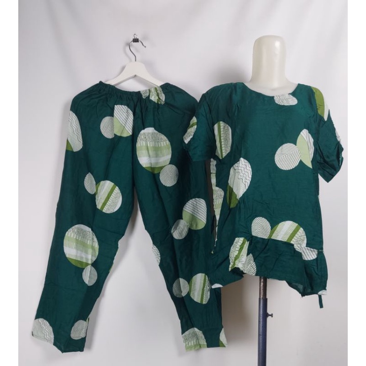 SETCEL JUMBO REMPEL XXL/SETELAN CELANA PANJANG XXL/SET BABBYDOLL XXL/PIYAMA XXL/BAJU TIDUR-G10