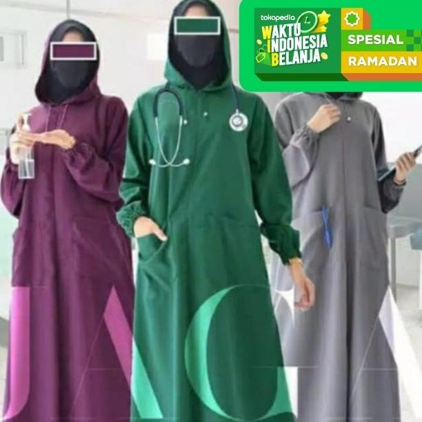 Hazmat baju pelindung/Gamis APD/Waterproof/Mayer Premium