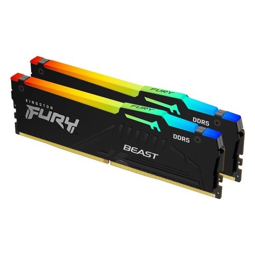 Kingston Fury Beast RGB DDR5 5200MHz 32GB (2x16GB) - KF552C40BBAK2-32