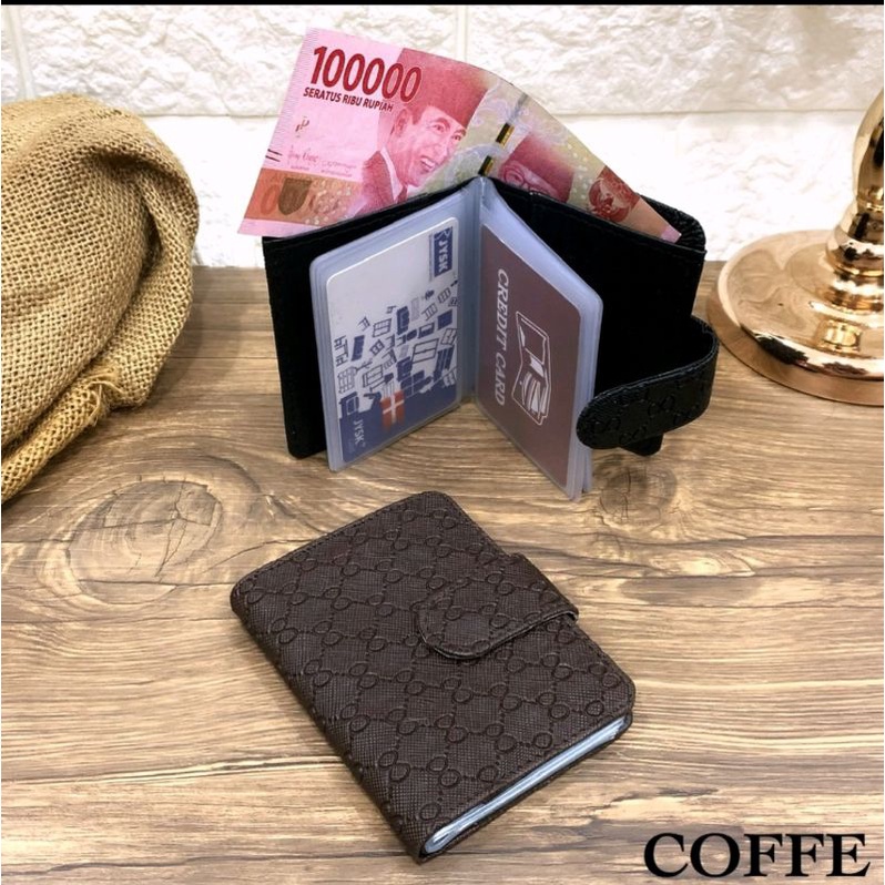 DOMPET KARTU IMPORT EMBOSS DOMPET KARTU WANITA PRIA-DOMPET FASHION ADA TEMPAT UANG