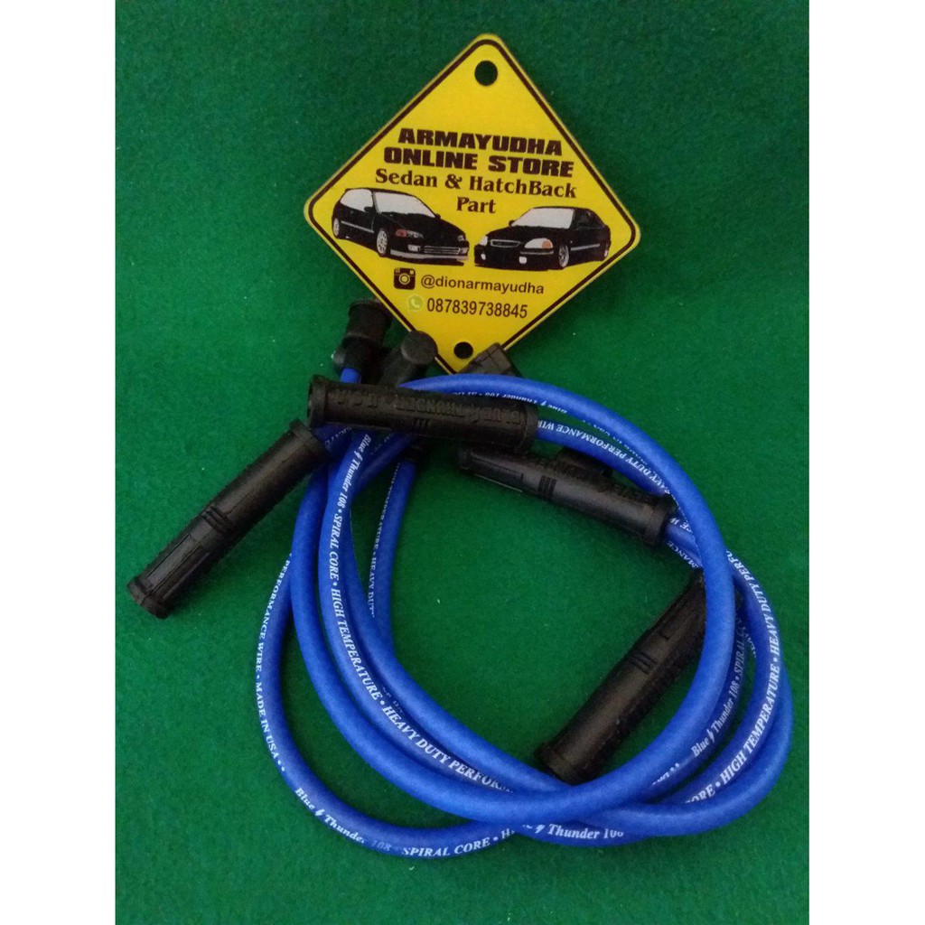 kabel busi blue thunder toyota starlet 1300cc