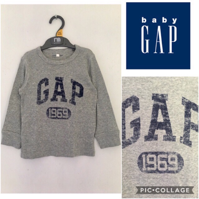 Baby Gap Long Sleeve Tee/ baby gap tee/ kaos baby gap