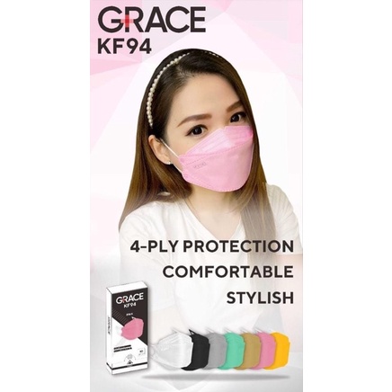 Masker KF94 / Masker Medis KF / Masker Hitam / Masker Warna
