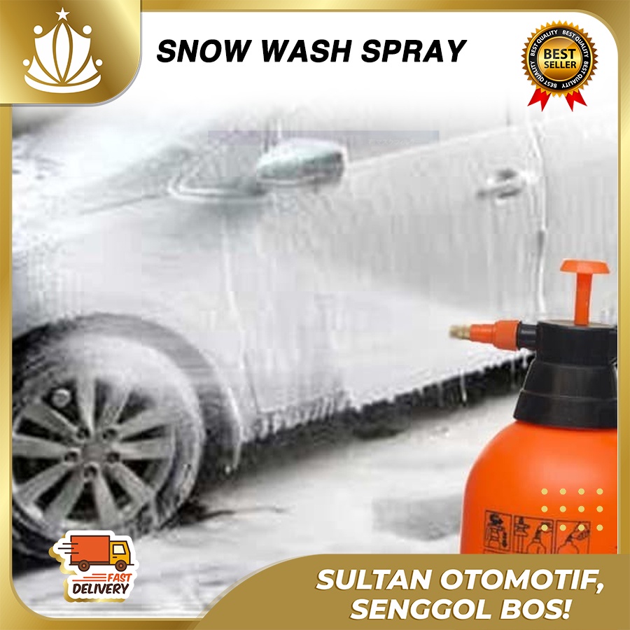 Snow Wash Spray 2 Liter / Alat Cuci Motor Salju Manual Foam Busa Snow