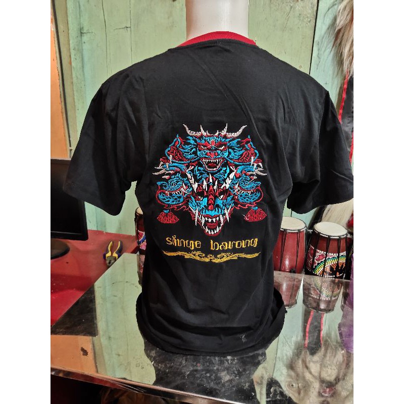 Kaos devil termurah se shopee combed 24s / kaos barongan / kaos jaranan / barongan / reog / pecut