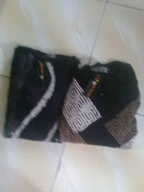 Batik Usman Gamis Terbaru Gamis Twill Rayon Candimekar Abstrak Gamis Syari Twil - Daster Twill