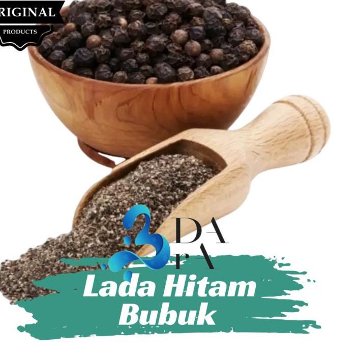 

Kekinian Lada Hitam Bubuk 1kg - Merica Hitam Bubuk - Black Pepper Powder Murni Tanpa Campuran