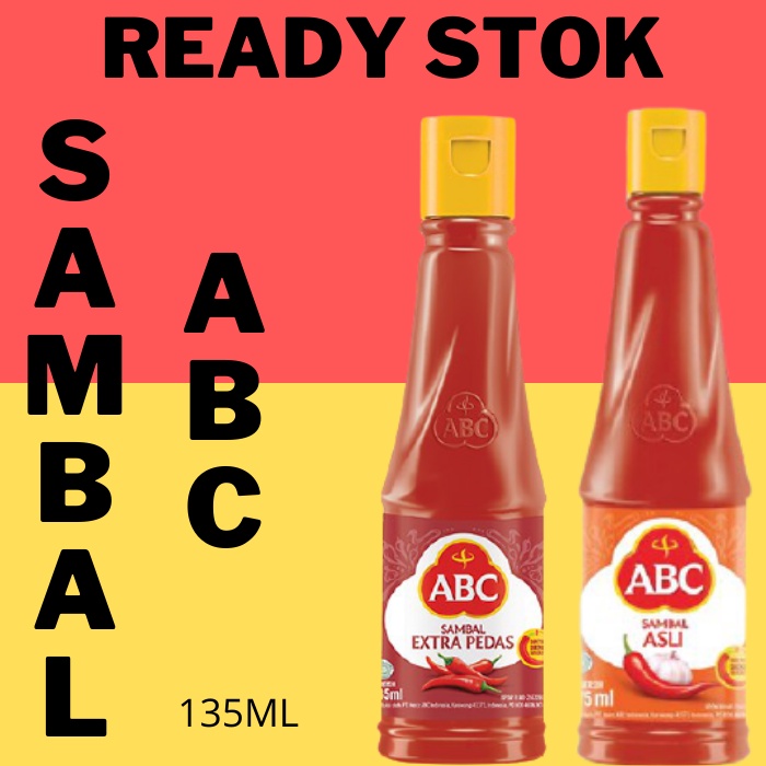 

Saos Saus Sambal Sambel ABC Extra Pedas / Asli Botol Plastik 135ml Murah Halal