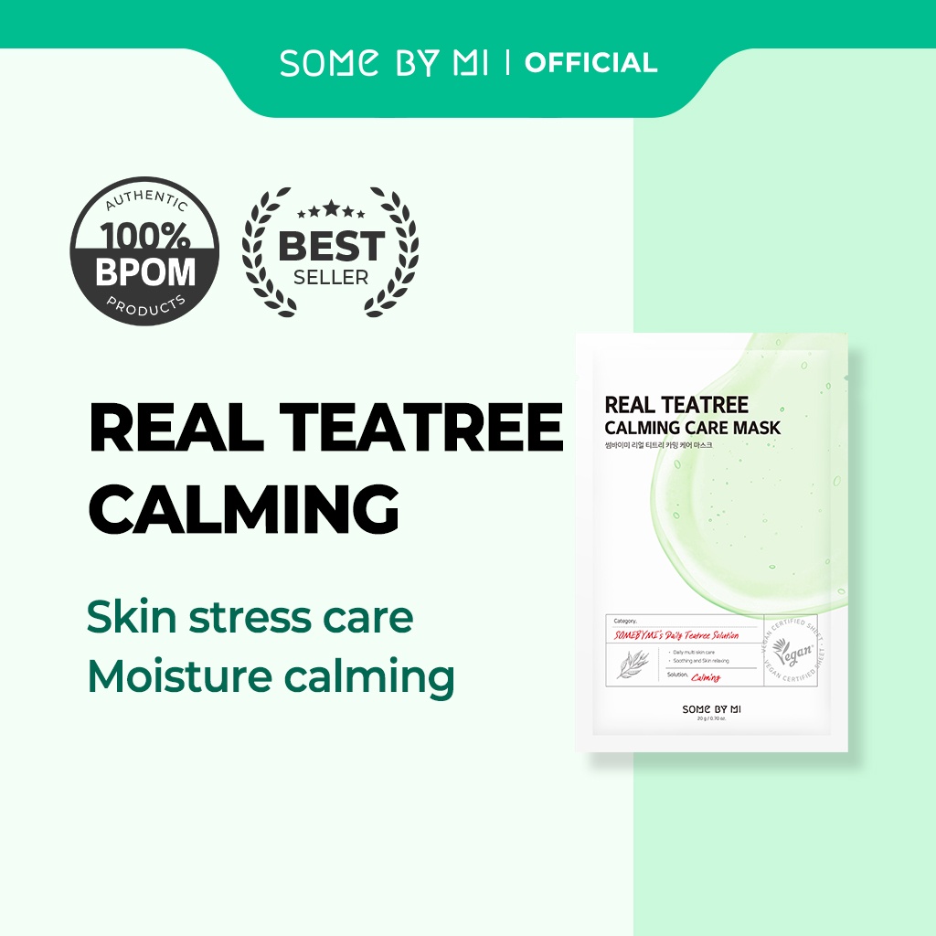 SOME BY MI Real Teatree Calming Care Mask