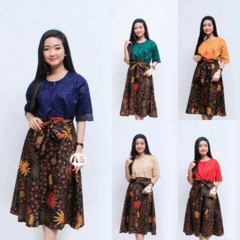 Liona dress || dress batik ORI best quality