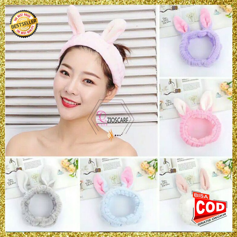BANDANA BANDO MANDI WANITA DEWASA BANDO MANDI ANAK PEREMPUAN AKSESORIS RAMBUT CUTE HAIR BAND BATHROOM MX2329