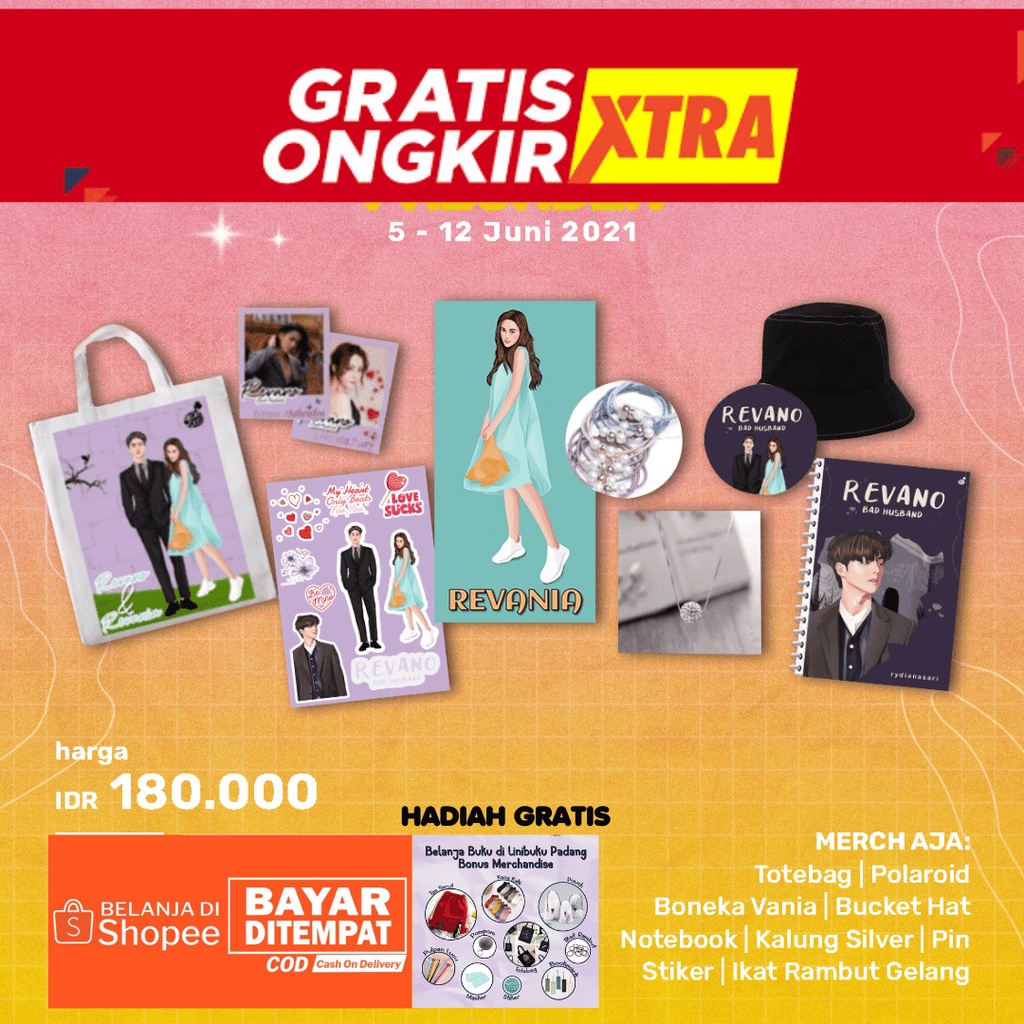 Novel REVANO: BAD HUSBAND karya Rydianasari-PAKET NO NOVEL