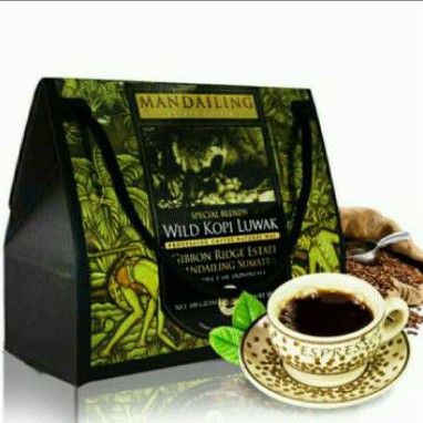 

Mandailing Estate Coffee Wild Kopi Luwak Whole Bean 100gr